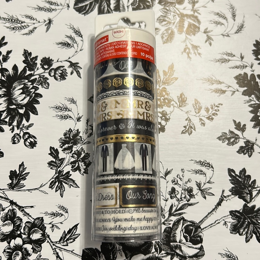 Craftsmart 10 piece wedding washi tape